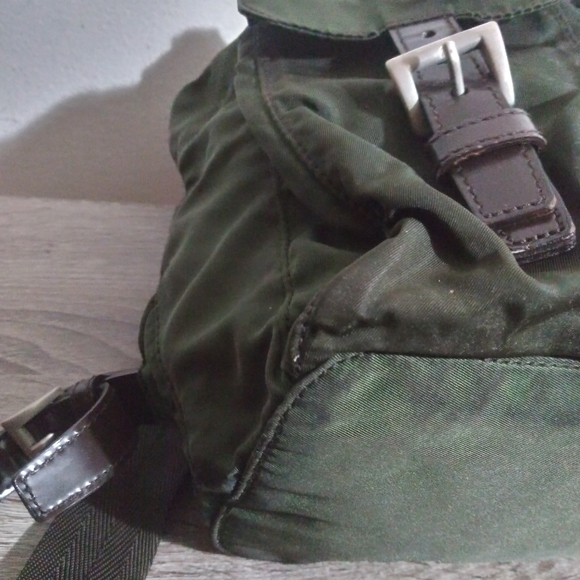 Authentic Prada Small Army Green Backpack - Picture 8 of 10